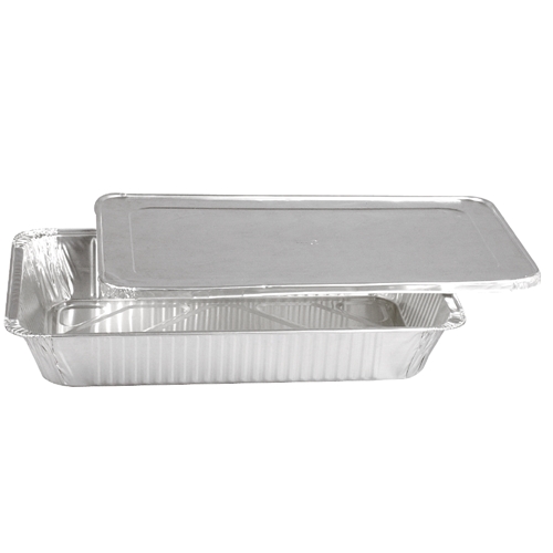 Aluminiumform Gastronom 1/1 – 10250ml 32,5×52,5cm m rullkant – 10 st