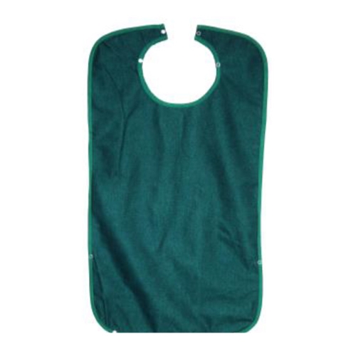 Haklapp flergångs med ficka Absorba – 45x85cm grön velour