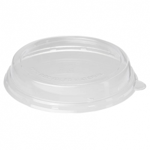 Lock till Bagasse skål 800/900/1000/1200ml. Återvunnen PET.  – 190x190x37mm transparent – 40 st
