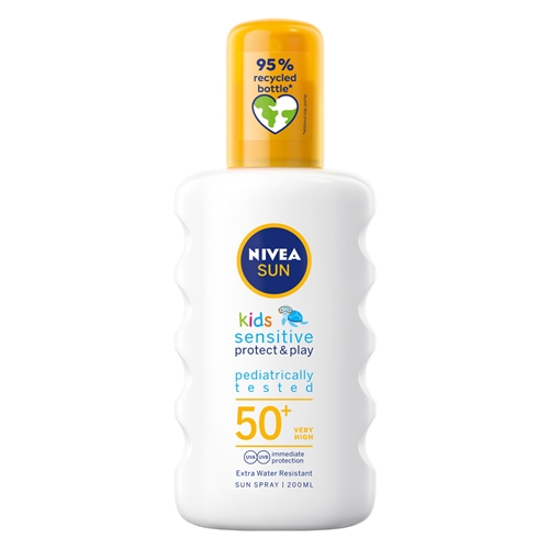 Solkräm Nivea Sun Kids – 200ml SPF 50+ sensitive spray