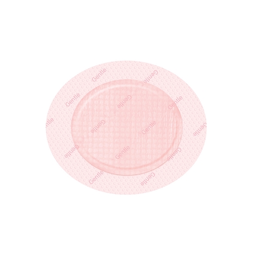 Tunt skumförband silikon Allevyn Gentle L – 8,6×7,7cm oval Border Lite – 10 st