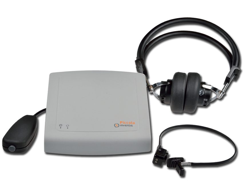 Piccolo Plus Aero Diagnostisk Audiometer – luft+ben+mask – Låda med 100 st