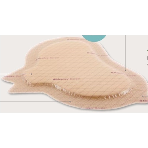 Skumförband silikon Mepilex – 22x25cm Sakrum Border – 5 st