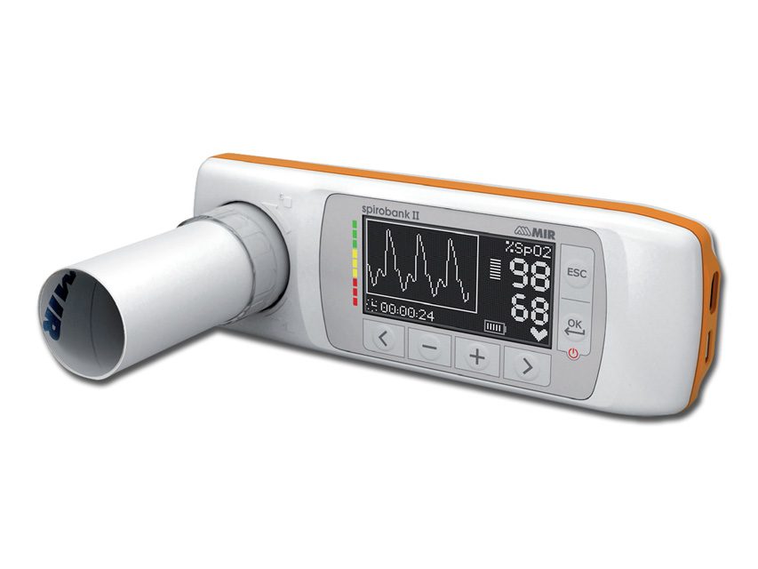 SPIROBANK II SMART – Portabel spirometer – Kan användas med app på smartphone