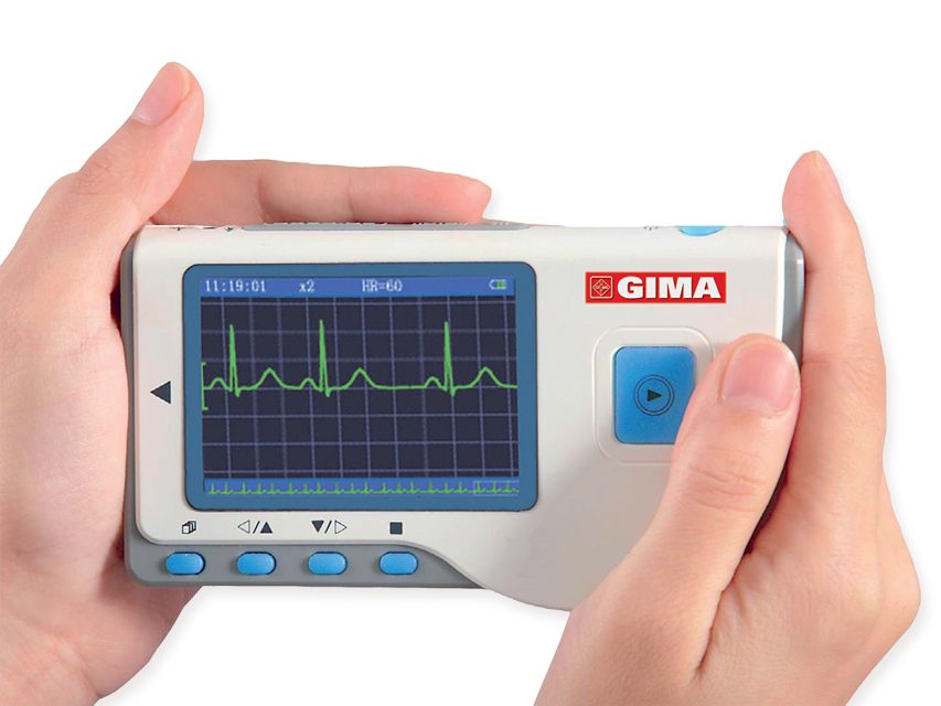 Cardio-B Bluetooth Palm EKG med mjukvara