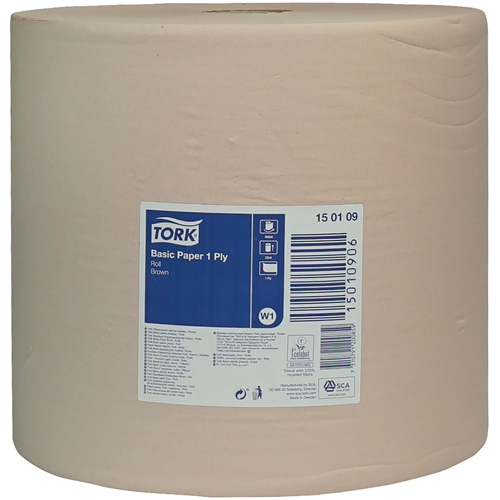 Torkrulle 1-L W1 – Tork Basic 0,33x1000m brun