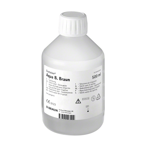 Sterilt vatten Ecotainer – 500ml plastflaska – 10 st