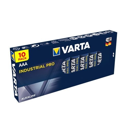 Batteri alkaliskt 1,5V LR03/AAA – Varta – 10 st