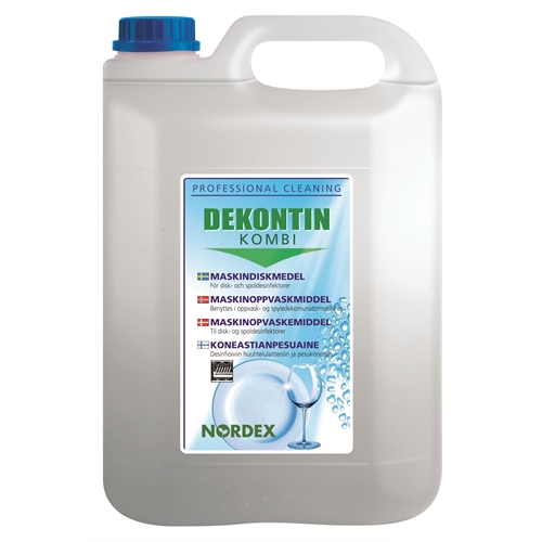 Diskmedel disk/spoldesinfektion  – 5L Dekontin Kombi – 3 st