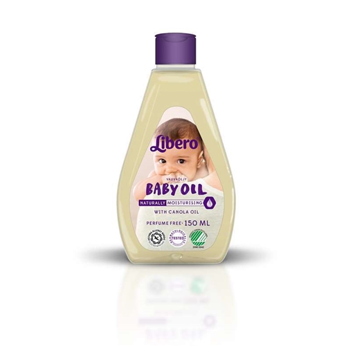 Babyolja Libero – 150ml oparfymerad – 8 st