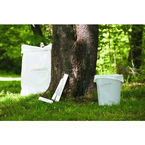 Sopsäck BIO PolyNATURE – 70L 600x900mm 25my vit rle20 – 20 st Sopsäck BIO PolyNATURE – 70L 600x900mm 25my vit rle20 – 20 st