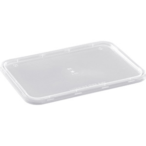 Lock till mikroform transparent – 175x120x8mm till 500-1000ml – 50 st