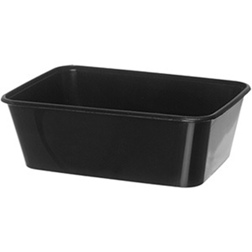 Mikroform PP Plast – 750ml 175x120x59mm SVART – 500 st