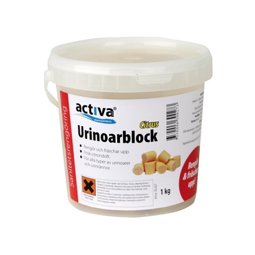 Urinoarblock Activa citron – 1kg, c:a 50 block