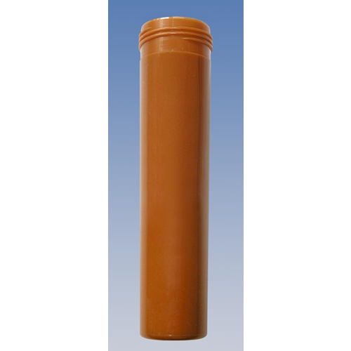 Transporthylsa utan lock – 30x126mm PP m absorbent brun – 50 st