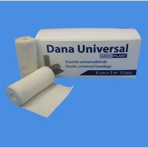 Kräppad stödbinda Danauniversal – 8cmx5m bom/PA/PU – 10 st