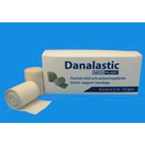 Stödbinda Danalastic – 6cmx5m bom/PA – 10 st