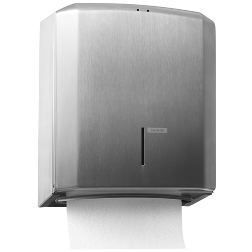 Dispenser Handduk c/z-vikt – Katrin metall