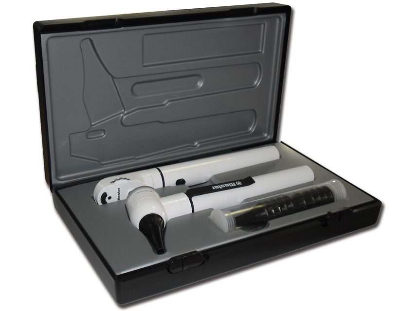E-scope Diagnostiksats – LED 3,7v – vit i hårt fodral