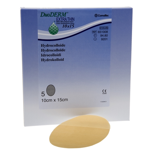 Hydrokolloidförband DuoDERM Extra Thin – 10x15cm oval – 5 st