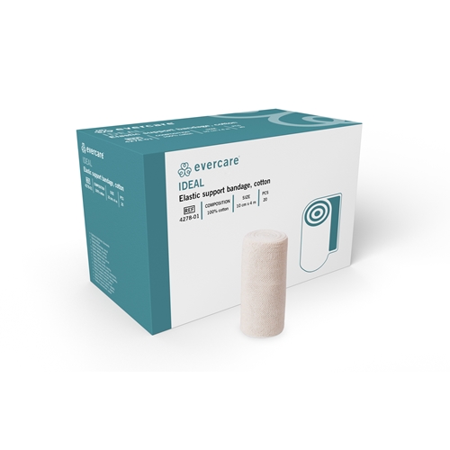 Stödbinda evercare Ideal – 10cmx4m bomull steril – 20 st