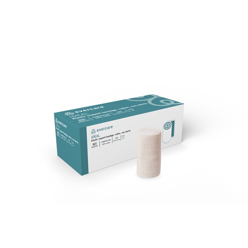 Stödbinda evercare Ideal – 8cmx4m bomull – 10 st