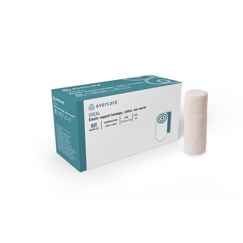 Stödbinda evercare Ideal – 12cmx4m bomull – 10 st