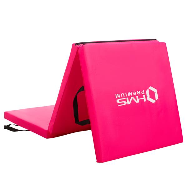 Hopfällbar träningsmadrass – MGS02 – 180×60 cm – Rosa
