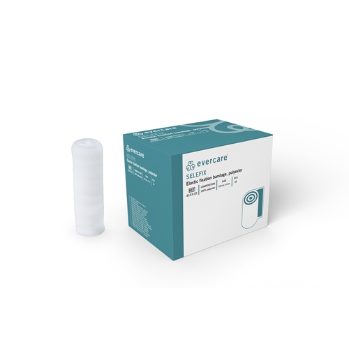 Fixeringsbinda evercare Selefix – 10cmx4m 100% polyester steril – 25 st