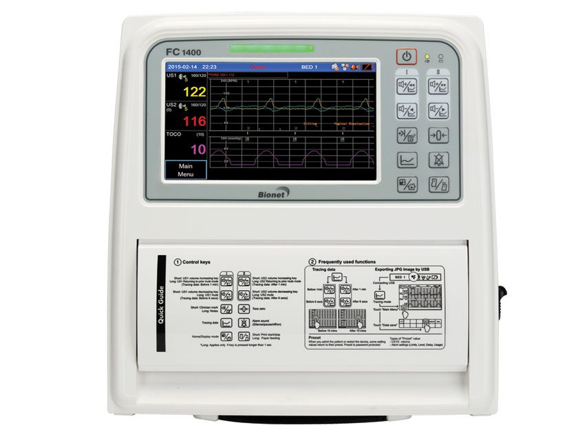 FC1400 monitor för enkelt foster