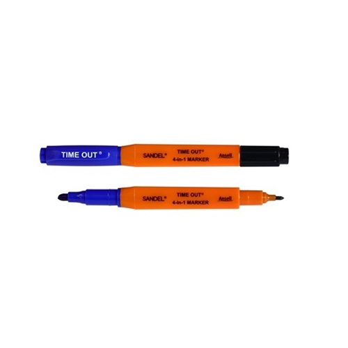 Hudmarkeringpenna Sandel – Double tip 4 i 1