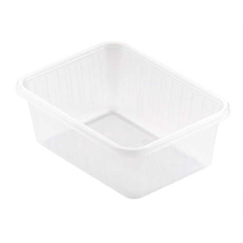 Plastform PP rektangulär Fixpack – 500ml 146x110x54mm transp – 50 st