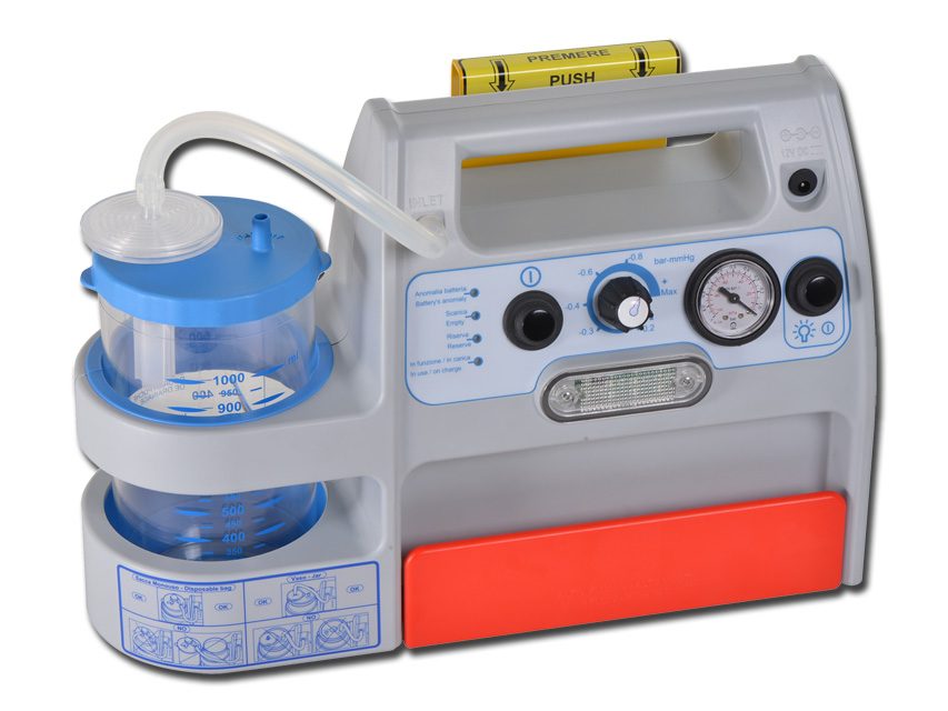 Mini Aspeed Evo Batteri sugapparat 1 L med ambulanskonsol