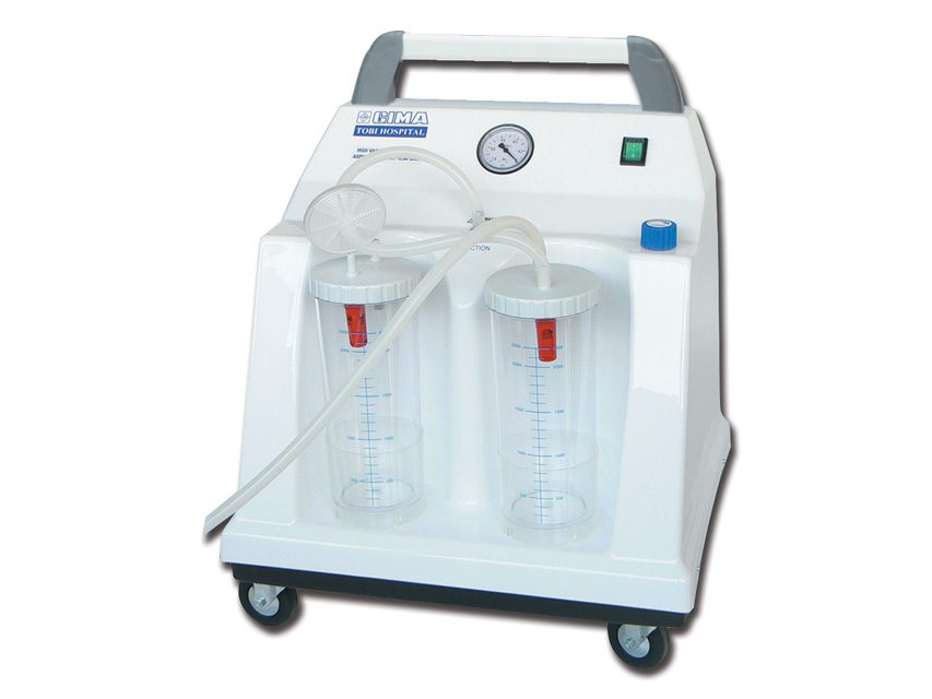 TOBI HOSPITAL – Sugapparat med 2×2 L burk – 230v