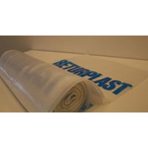 Sopsäck LD plast Tr Returplast – 125L 750x1150mm 50my transp – 25 st