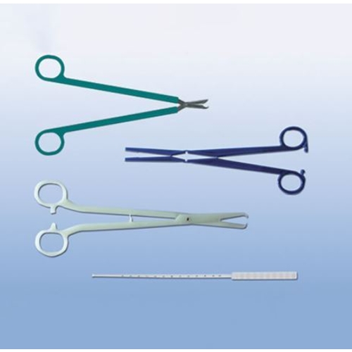 Kit insättning av spiral IUD-S – med sax engångs – 15 st