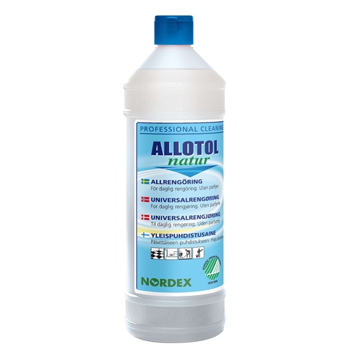 Allrengöringsmedel Allotol Natrur – 1L oparf pH=7,2/8,0  Svanen