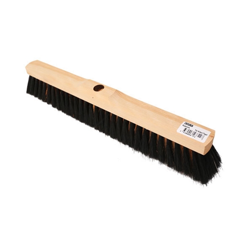 Sopborste trärygg MAX – 70cm svart kokos/tagelbl