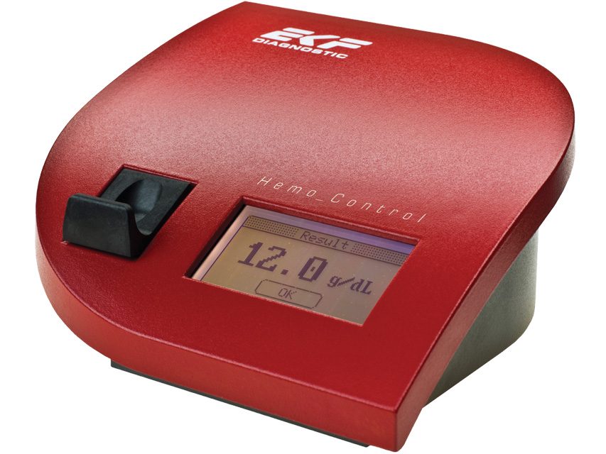 HEMO CONTROL – Mätningsenhet för hemoglobin och hematokrit