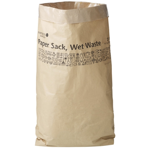 Sopsäck papper/plast – 60L 95gram/m2 50my – 25 st