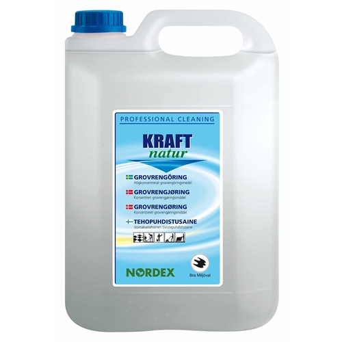 Rengöringsmedel grovrent Kraft Natur – 5L oparf pH=10 Bra Miljöval
