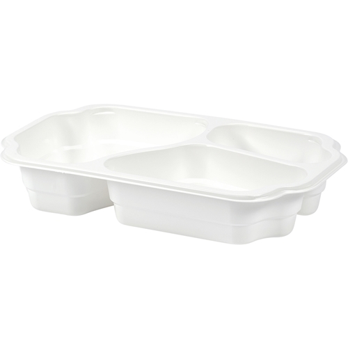 Form PP/min Take-Away Duniform – 250x159x48mm 3-fack vit – 246 st