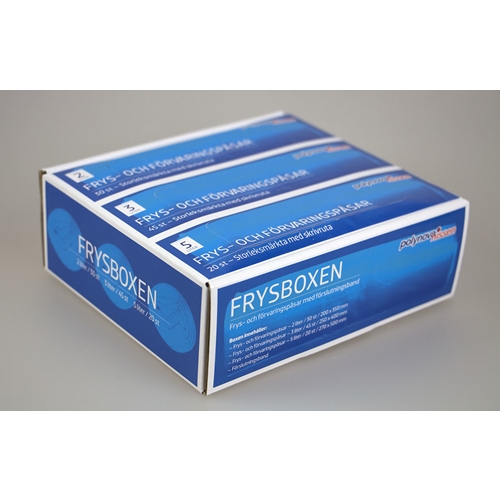 Plastpåse frys HD – Box 2, 3, 5liter 15my 95st/box – 95 st