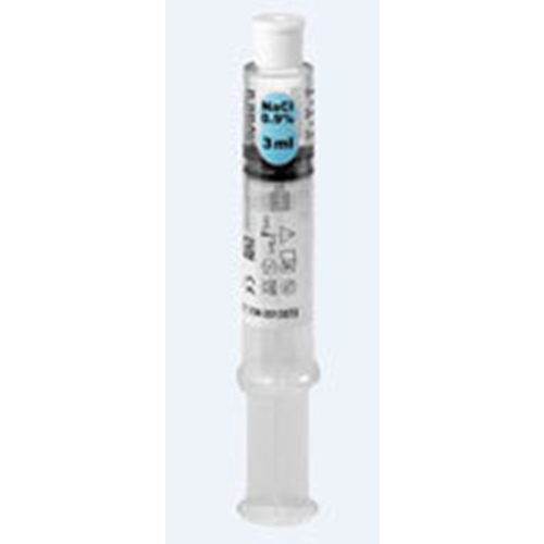 Spruta förfylld Omniflush – 3ml NaCl 0,9%, osteril utsida – 100 st