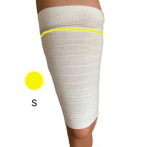 Benfixering urinpåse LegFix – S 24-39cm gul – 3 st