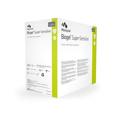 Handske op Biogel pf latex – 8,0 Super-Sensitive – 200 st