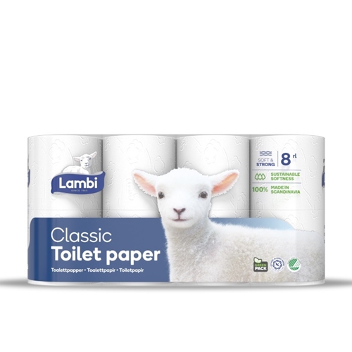 Toalettpapper 3-L Normal – Lambi 20,6m – 40 st