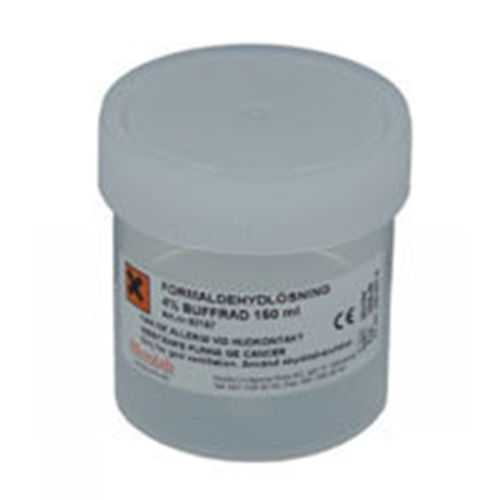 Formaldehydlösning buffrad 4% – 150ml i 250ml PP-burk – 10 st