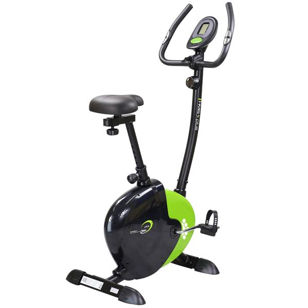 Motionscykel – Magnetmotstånd – PLUS – Svart-Grön – M9239*