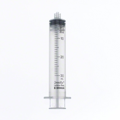 Spruta luerlock 3komp Omnifix  – 30ml grad 1ml centrerad – 100 st